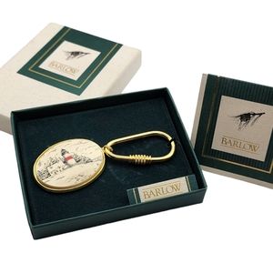 NIB Barlow Key Chain Lighthouse by the Sea - New In Box